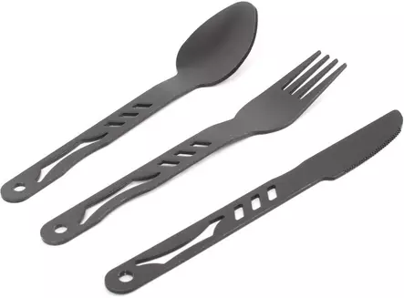 Alumiiniset retkiaterimet karabiinilla - Ruoanlaitto, termos- ja juomapullot - 6438212106595 - 2