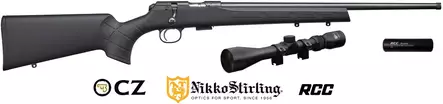 CZ 457 Synthetic .22 lr paketti - Pienoiskiväärit - d234165 - 1