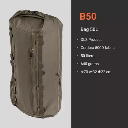 Vorn B50 Bag, 50 litran reppu - Asereput ja Vyölaukut - 7090033556035 - 2