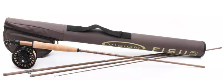 Perhosetti, Vision Fisu2 8'' 4# 4-os. - Perhokalastusvavat ja setit - 6417512843645 - 1