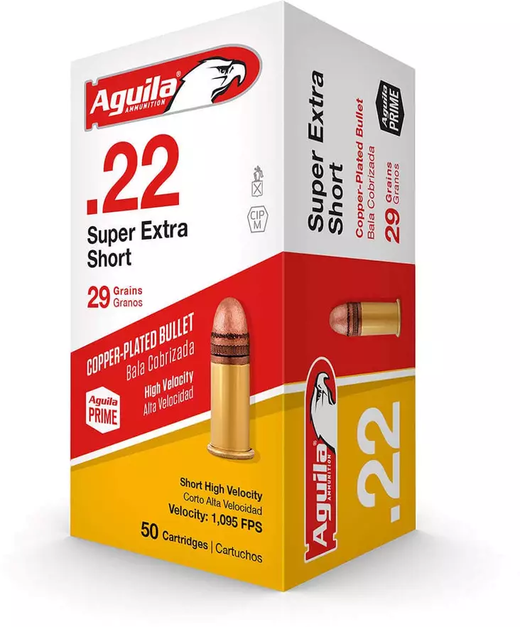 Aguila .22 Short High Velocity 1,9g - Pienoiskiväärin ja pistoolin patruunat - 640420001135 - 1