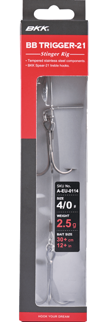 BKK Trigger-21, Stinger Rig - Jigitarvikkeet - 6939067007505 - 1