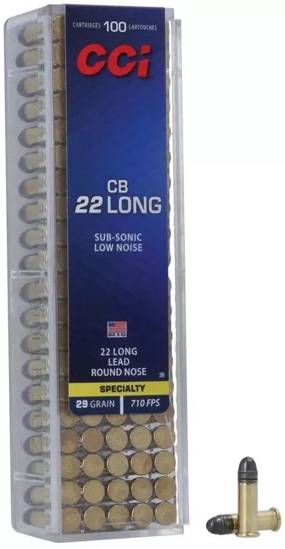 CCI .22lr CB Long Subsonic 100kpl - Pienoiskiväärin ja pistoolin patruunat - 076683000385 - 1
