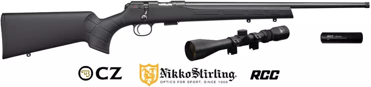 CZ 457 Synthetic .22 lr paketti - Pienoiskiväärit - d234165 - 1
