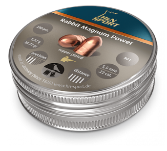 H&N 5,5mm 1,67g Rabbit Magnum Power - Ilmakiväärin luodit - 4047058018225 - 1