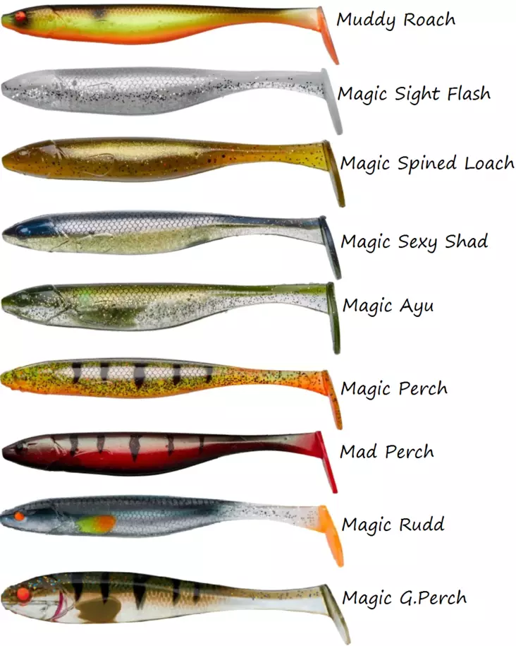 Illex Magic Fat Shad 5" 11cm 10,5g, 5kpl - Jigit ja Shadit - ILL-MFS5 - 1