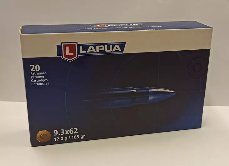 Lapua 9,3x62 12g OT G574 - Lapua - 6418267103855 - 1