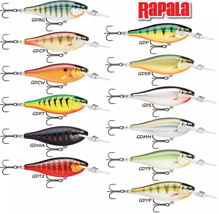 Rapala Shad Rap Elite 7,5cm 12g - Vaaput - SRE75 - 1