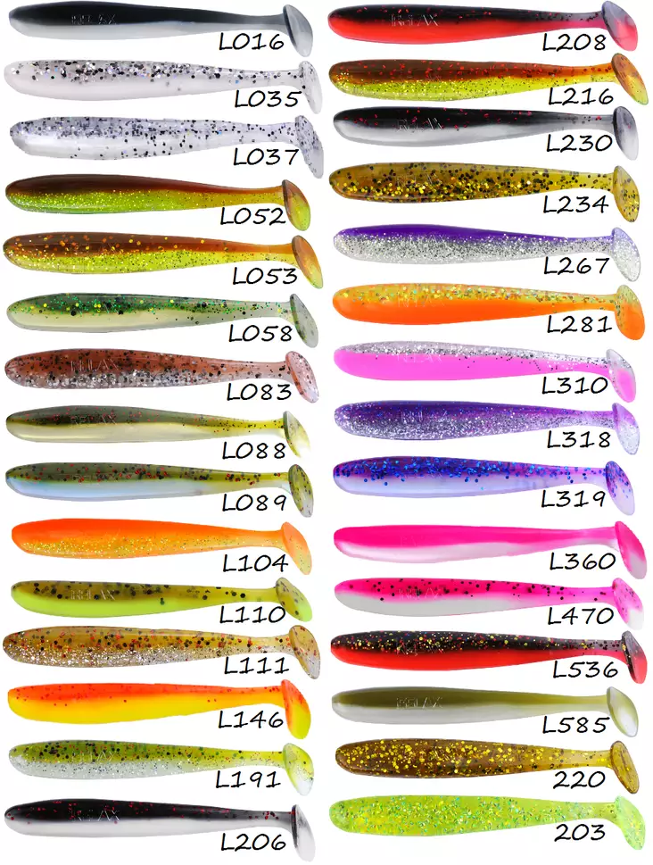 Relax Bass 5" jigi, 3kpl - Jigit ja Shadit - RELAX-BASS5 - 1