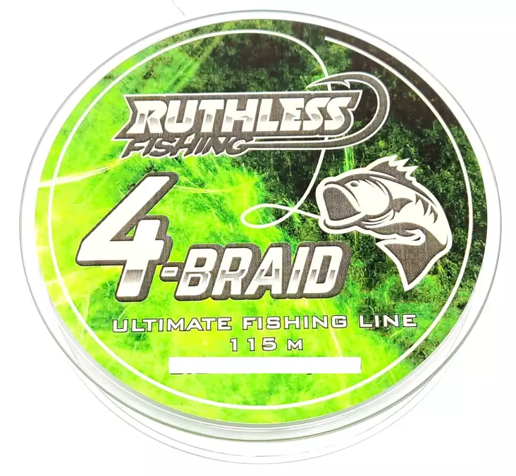 Ruthless 4-Braid kuitusiima 115m - Kalastus Siimat - 697175145915 - 1