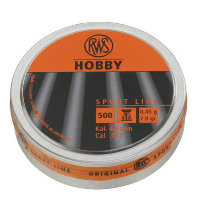RWS 4,5mm Hobby 0,45g - Ilmakiväärin luodit - 4000294136405 - 1