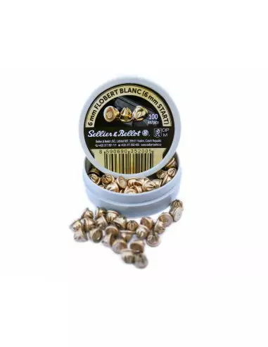 S&B Starttipatruuna 6mm Blanc - Pienoiskiväärin ja pistoolin patruunat - 8590690352005 - 1