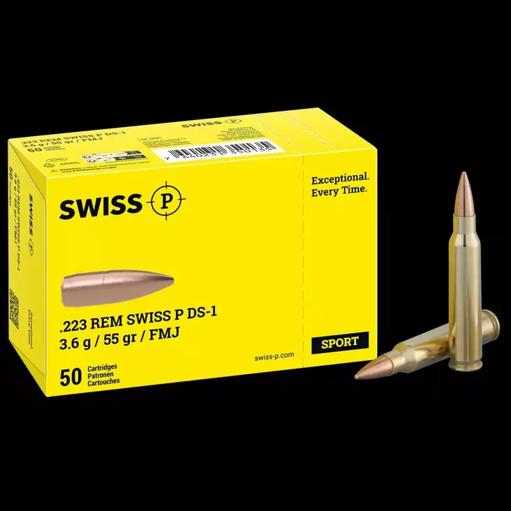SWISS P DS-1 223 Rem. 3,6g FMJ - Muut - 7640231350135 - 1