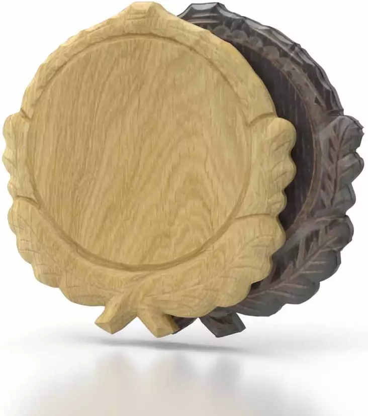 Villisian taustalevy kaiverrettu 17,5cm - Trofee tuotteet - 4250392310165 - 1
