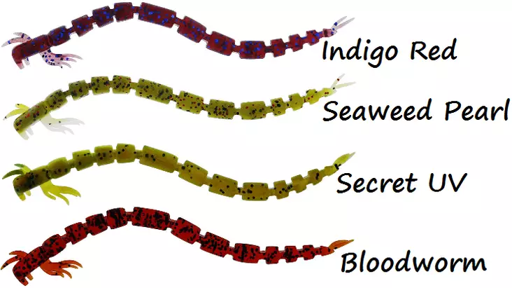 Westin Bloodteez Worm 5,5cm 0,5g, 8kpl - Jigit ja Shadit - P225-000-215 - 1