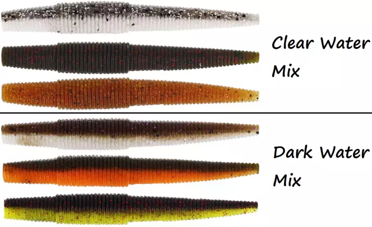 Westin Ned Worm 7cm 3g Mix, 7kpl - Jigit ja Shadit - P182-000-005 - 1