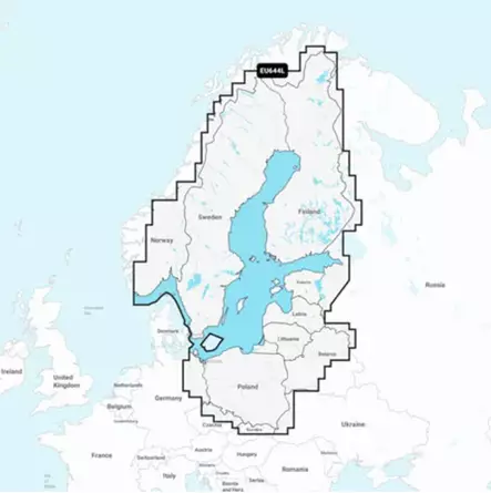 Navionics+ veneilykartat, Baltic Sea - Kaikuluotain tarvikkeet - 821245992406 - 1