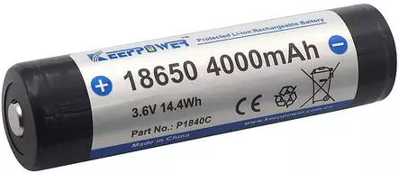 Keepower akku 18650 4000mAh 2kpl - Ultracom Koiratutka - 6970906550586 - 2