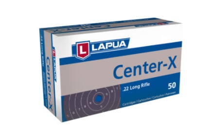 Lapua .22lr Center-X - Pienoiskiväärin ja pistoolin patruunat - 4023045421636 - 2