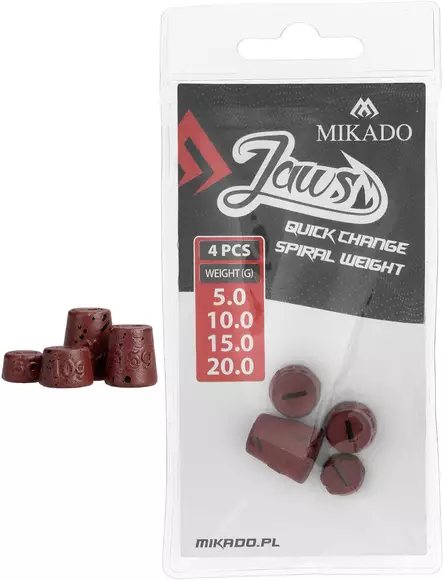 Vaihtopainot jigiruuvillle, Mikado - Jigitarvikkeet - 5900637063476 - 1