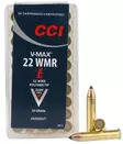 CCI .22WMR V-MAX 1,94g - Pienoiskiväärin ja pistoolin patruunat - 076683000736 - 2