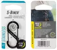 Nite Ize Stainless S-Biner Dual Carabine - Teltat, makuualustat ja riippumatot - 094664007376 - 1