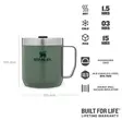 Stanley Classic Legendary Camp Mug 0.35L - Ruoanlaitto, termos- ja juomapullot - 6939236373166 - 2