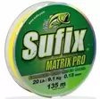 Sufix Matrix Pro 135m, Chartreuse - Kalastus Siimat - 024777711396 - 1