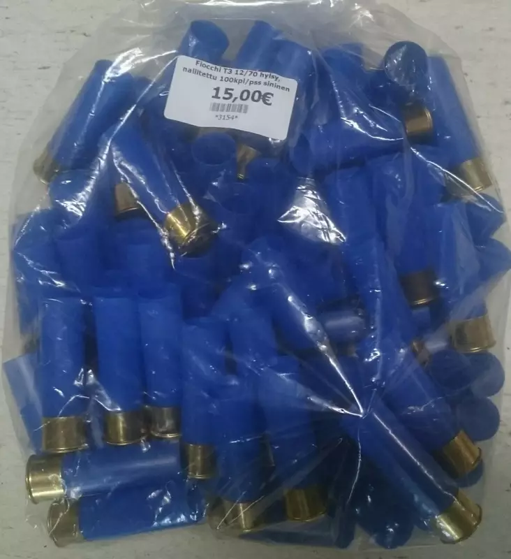 Cheddite T3 12/70 nallitettu hylsy - Kiväärin Luodit ja Hylsyt - 6216 - 1