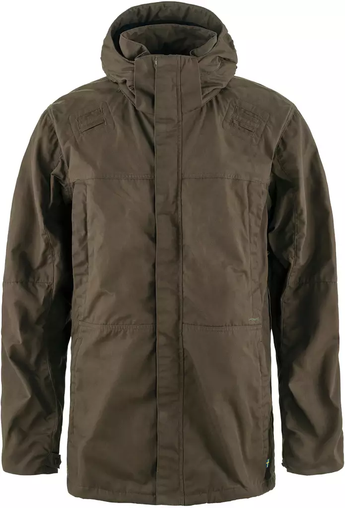 Fjällräven Drev Hybrid Takki, Dark Olive - Fjällräven housut - 7392158946 - 1