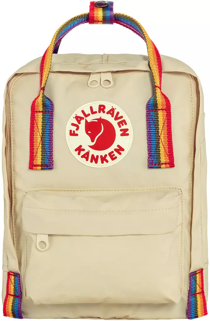Fjällräven Kånken Rainbow Mini, LightOak - Fjällräven Kånken Mini - 7323450857776 - 1