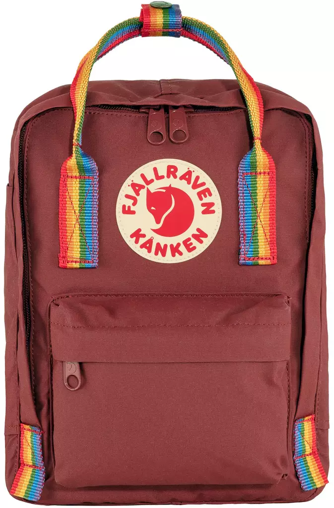 Fjällräven Kånken Rainbow Mini, Ox Red - Fjällräven Kånken Mini - 7323450792466 - 1