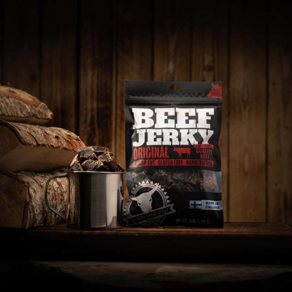 Kuivalihakundi Beef Jerky - Retkiruoka- Retkimuona- Vaellusruoka - 6430063300016 - 1