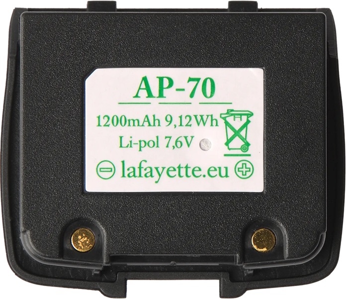 Lafayette Smart+ akku Li-ion 7,6V, AP-70 - Vhf- ja Radiopuhelimet - 7332020044706 - 1
