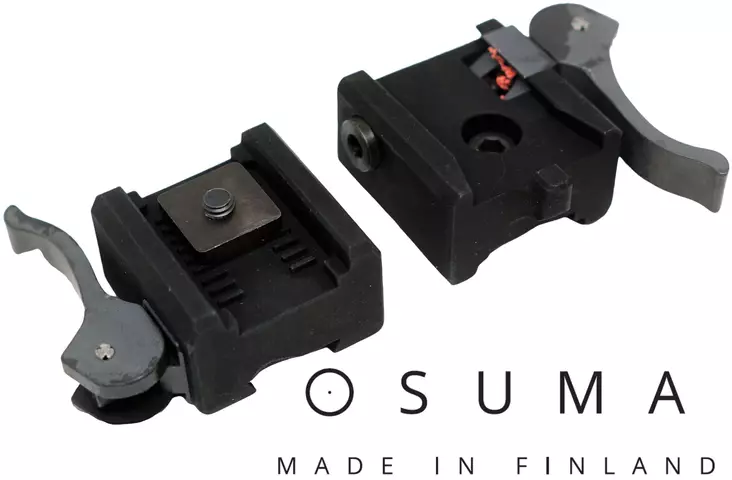 Osuma Pikajalka Picatinny SR sisäkiskoon - Kiikarijalat ja linssinsuojat - 6430068625176 - 1