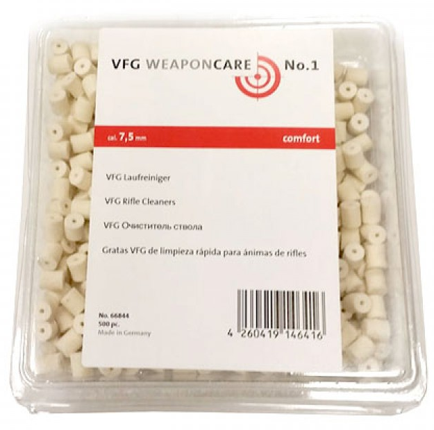 Puhdistustulppa, VFG 7,5mm - Aseenhoitotuotteet - 4260419146416 - 1