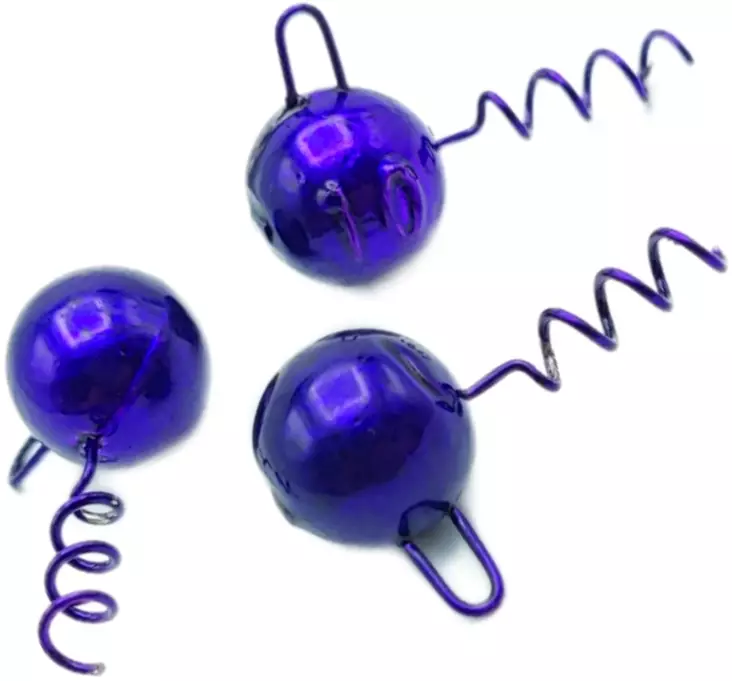 Ruthless Screw Head violet, 5-12g - 3kpl - Jigitarvikkeet - 4779049081756 - 1