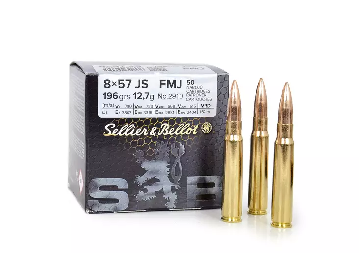 Sellier&Bellot 8x57JS 12,7g FMJ - Sellier&Bellot - 8590690340576 - 2