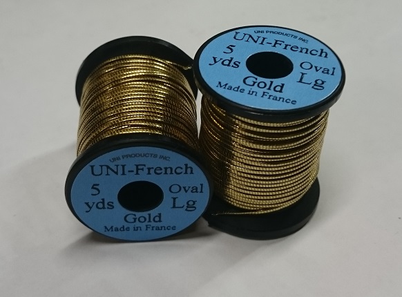 UNI French 5yds. Oval, Large Gold - Perhonsidontalangat ja kierteet - 802353005226 - 1