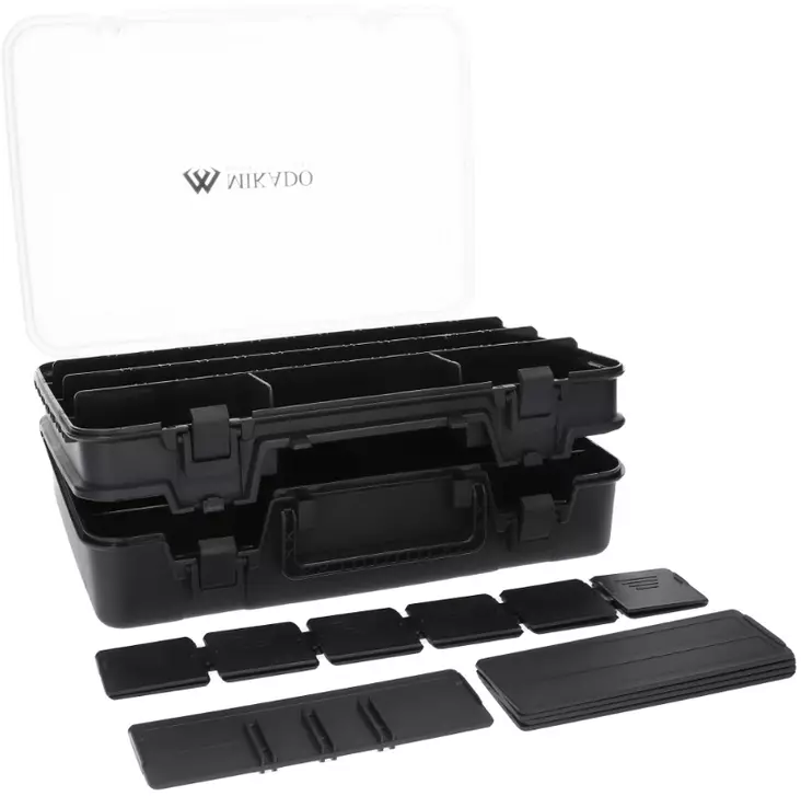 Viehelaukku kaksitasoinen, Mikado - Kalastuspakit ja Tarvikkeet - 5900637025726 - 1