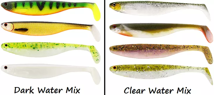 Westin ShadTeez Slim 7,5cm 3g, 4kpl Mix - Jigit ja Shadit - P022-1000-006 - 1