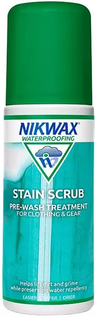 Nikwax StainScrub esipuhdistusaine 125ml - Hoitoaineet - 5020716761007 - 1