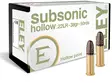 Eley .22lr Subsonic HP 38gr 50ptr - Pienoiskiväärin ja pistoolin patruunat - 650911054007 - 1