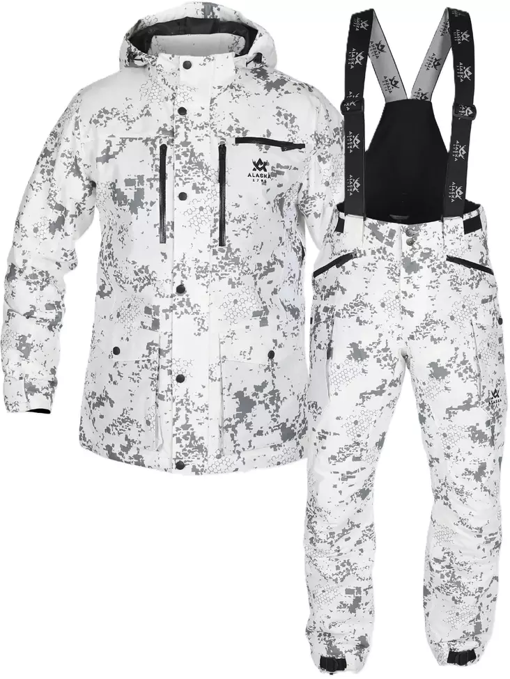 Alaska Tundra Lumicamo, topattu puku -24 - Alaska Takit ja Puvut - 6438347033567 - 1