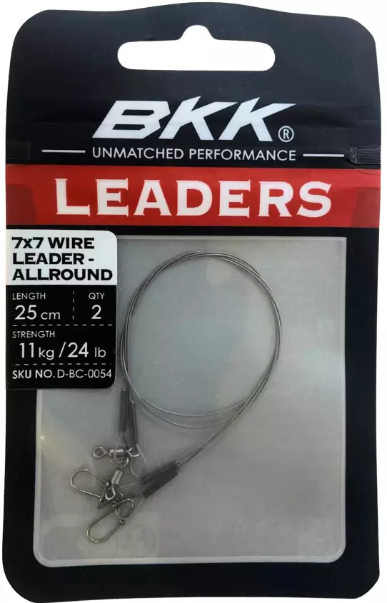 BKK 7x7 Wire Leader Duolock, peruke - Perukkeet ja Lukot - 69411780957777 - 1