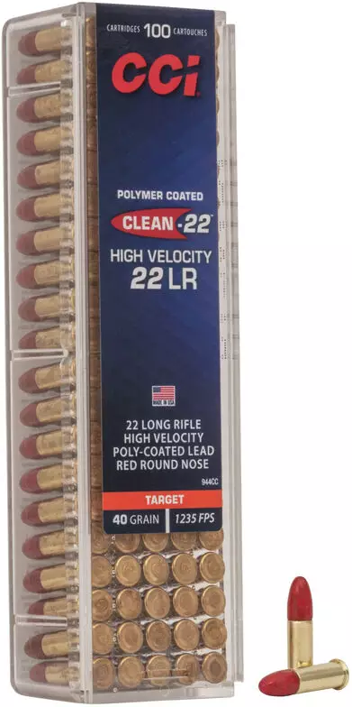 CCI .22lr Clean-22 HV 376m/s 2,6g - Pienoiskiväärin ja pistoolin patruunat - 604544650327 - 1