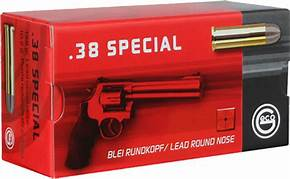Geco .38 Special LRN 10,2g 50 kpl - Pienoiskiväärin ja pistoolin patruunat - 4000294177187 - 1