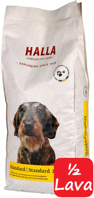 Halla Standard 15kg - 18 säkkiä - Halla koiranruoka - 7350003232217 - 2