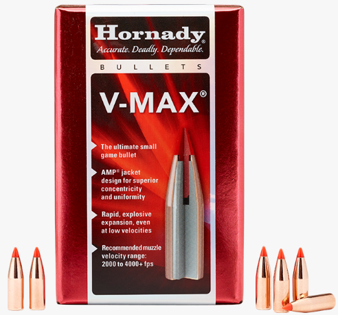 Hornady .30 V-Max, 110gr / 7,15g - Kiväärin Luodit ja Hylsyt - 090255275087 - 1