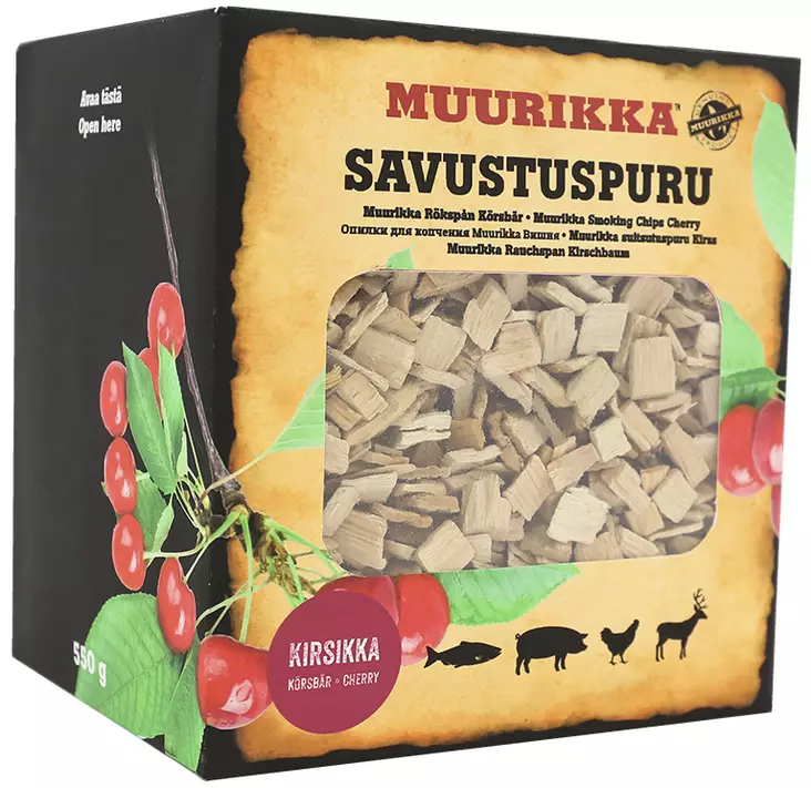 Muurikka Savustushake Kirsikka 2L - Muurikka Pannut, savustimet, ruuanlaitto - 6412450671107 - 1